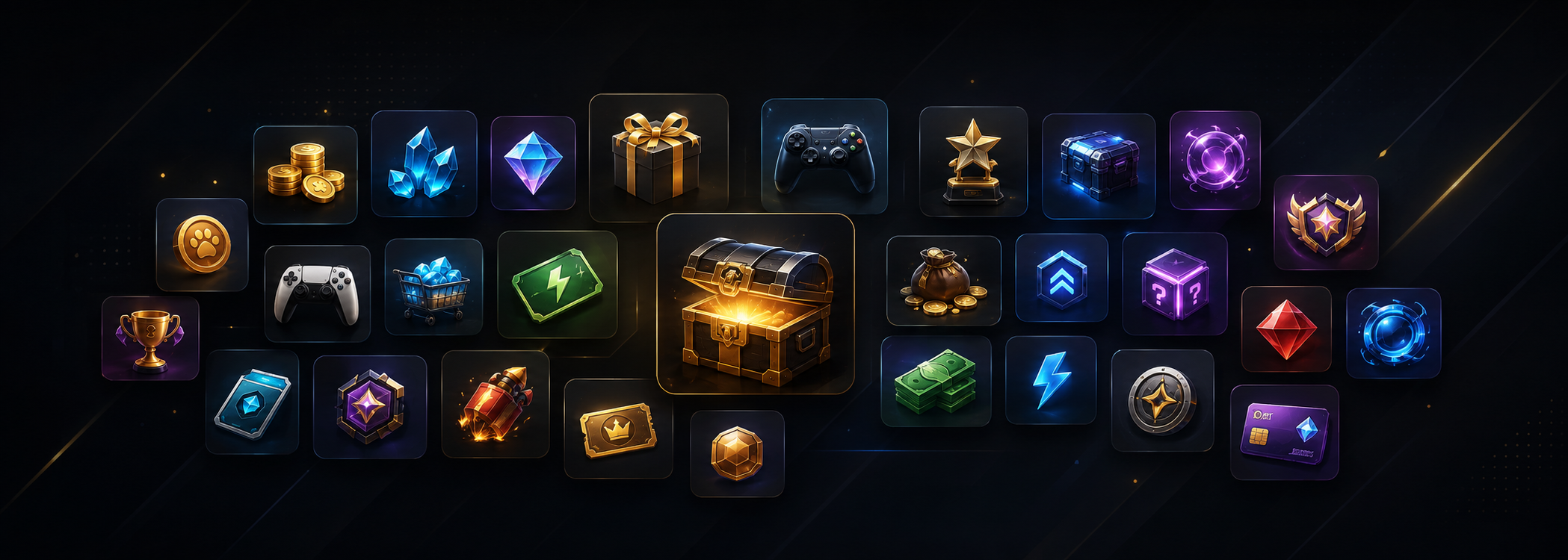 Digital gaming products, game currency and activation codes